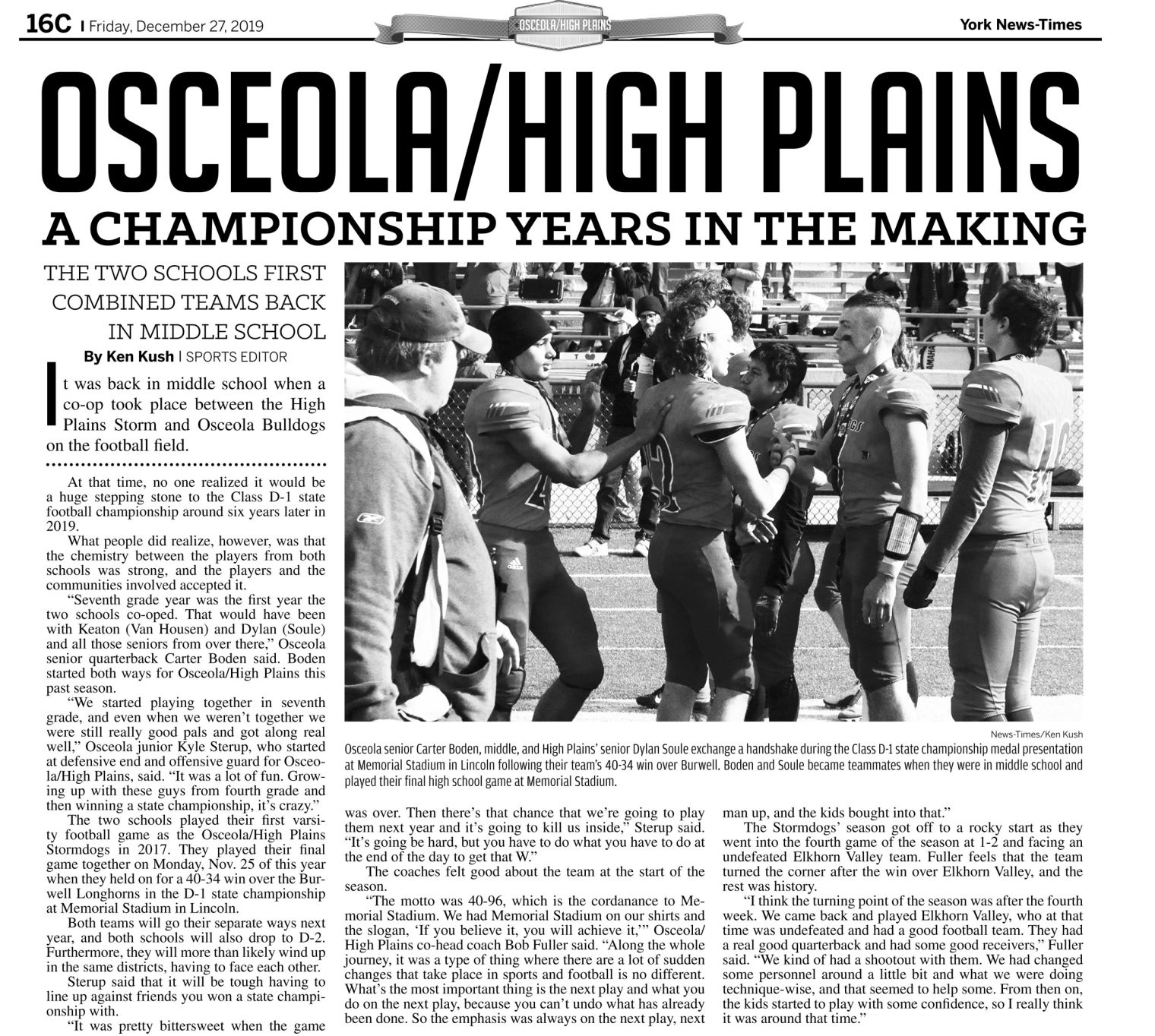 19 Osceola High Plains Football Championship 16